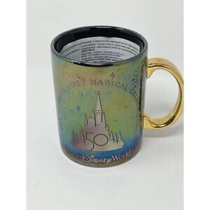 Disney World 50th Grand Finale Iridescent Coffee Mug Parks Exclusive - NEW